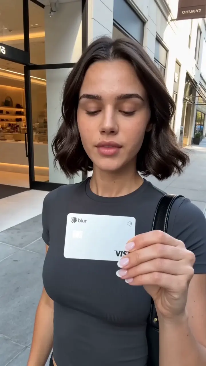 Blur card video preview